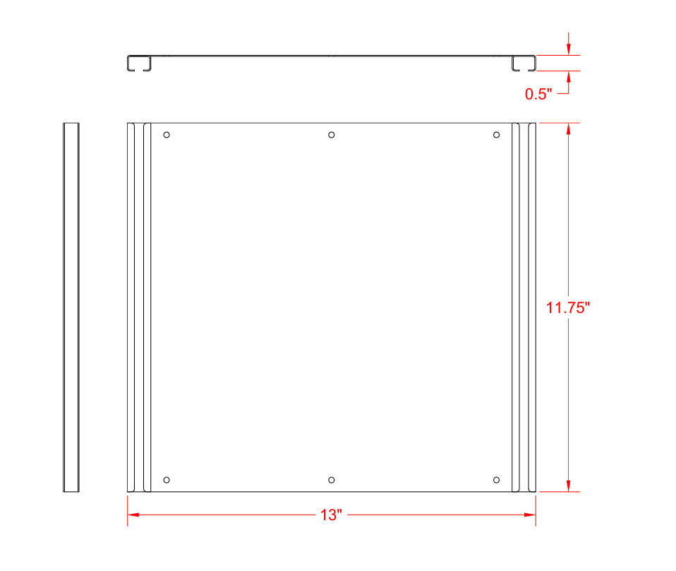 Mounting Panel 12" x 12"